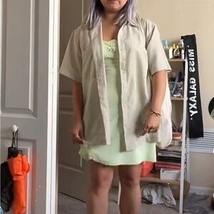 Light Cream Button Down Shirt